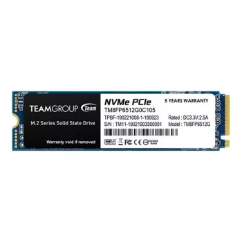 SSD diskas Team Group 512 GB M.2 PCI Express 3.0 NVMe MP33