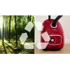 Siurblys Bosch BGB 41RD3H — 600 W, 4 L dulkių maišas, HEPA filtras, 11 m spindulys, teleskopinis vamzdis, raudonas