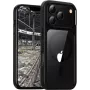 Dėklas jt berlin BackCase JT Berlin Pankow Hybrid MagSafe, skaidrus juodas, Apple iPhone 17 Pro Max