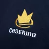Džemperis su gobtuvu ir užtrauktuku Caseking, tamsiai mėlynas, dydis S