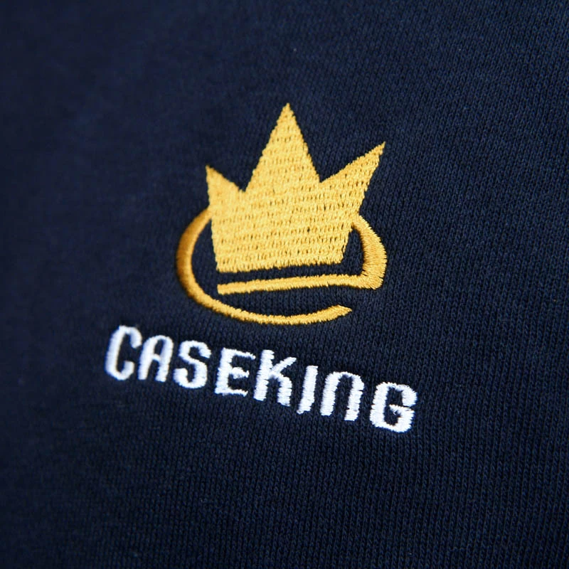 Džemperis su gobtuvu ir užtrauktuku Caseking, tamsiai mėlynas, dydis S