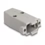 Kabelio gaubtas DELOCK D-Sub plastikinis korpusas 9 kontaktų vyriškam/moteriškam jungčiui su guminiais tarpikliais, pilkas, 31,2×47,9×16,6 mm
