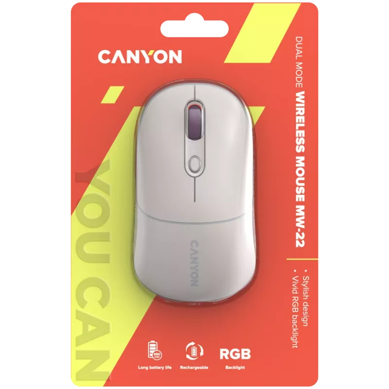 CANYON pelė MW-22 2-in-1 BT/Belaidė Ryžiai