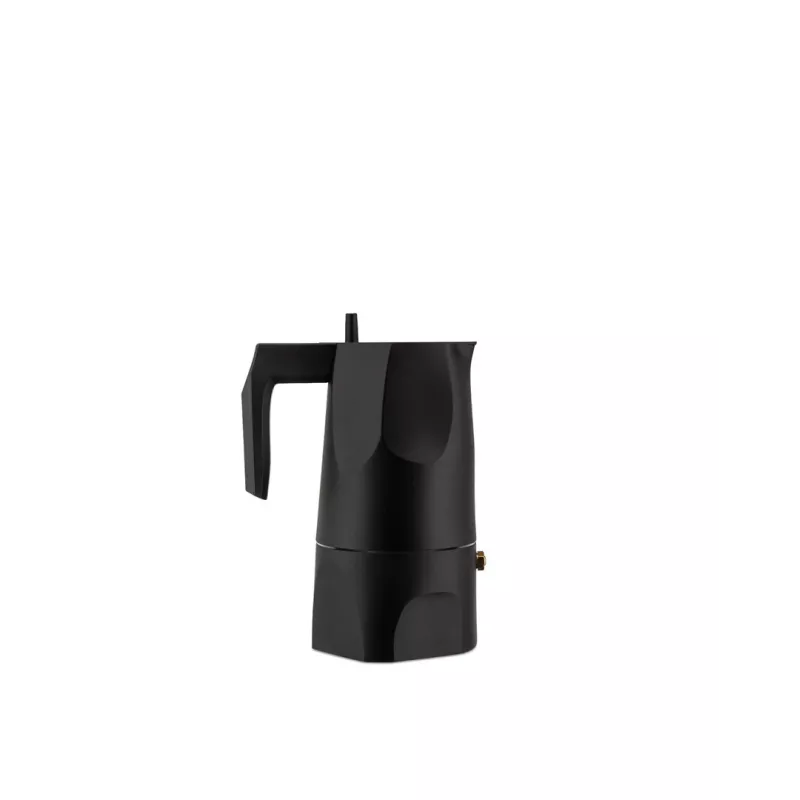 Alessi MT18/3 Espresso aparatas Ossidiana, Nerūdijantis plienas, Aliuminis, 3,5 x 18,5 x 40,5 cm