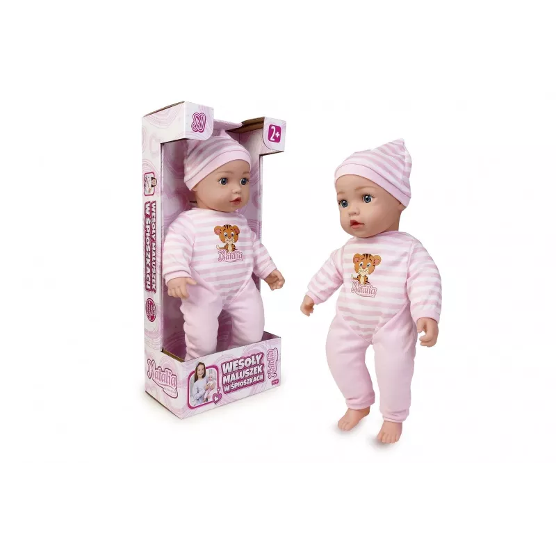 Lėlė Artyk Natalia Baby Doll 45 cm – minkštu kūnu žaidimų lėlė, 45 cm ūgio