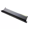 Logilink TUO-NP0048 Juoda – 24 prievadų RJ-45 skirstymo panelė