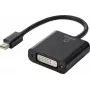 Renkforce RF-4769258 DisplayPort / DVI adapteris [1x Mini-DisplayPort kištukas – 1x DVI lizdas 24+5 kontaktų] juodas PVC apvalkalas 15,00 cm (RF-4769258)