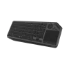 Natec Turbot 2 belaidė klaviatūra, US išdėstymas, Bluetooth, juoda/pilka