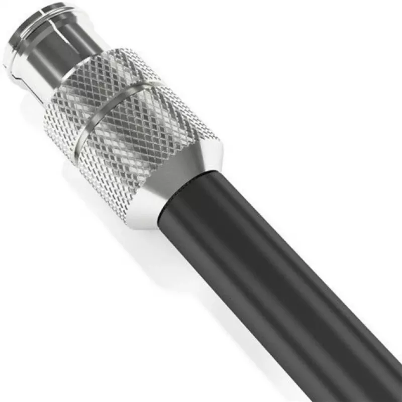 Lengvai montuojamas IEC/Koax lizdas (sidabrinis/mėlynas, 6,5 - 8,0 mm)