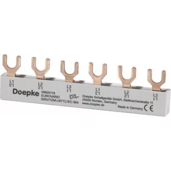 DOEPKE EV-SG3.6.120 3 fazių šyninis blokas 120A, 6 TE