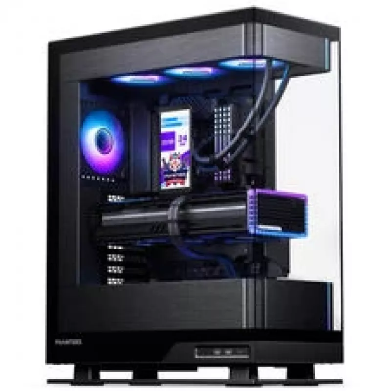 Phanteks Glacier One 360M25 LCD skystas aušinimas su 6 colių ekranu – 360 mm, juodas