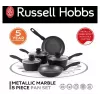 Russell Hobbs keptelių rinkinys Metallic Marble RH02814EU7 – 5 vnt., nelipni danga, įvairūs dydžiai