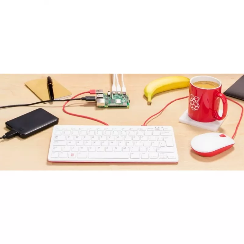 Raspberry Pi 4B 8GB – 8GB RAM, 2x mHDMI, 4x USB, BT, WLAN, LAN (RASPBERRY-PI-4-8GB)