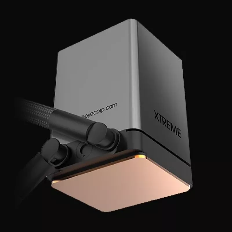 Inter-Tech ALSEYE X360 vandens aušintuvas procesoriui | 360 mm radiatorius, 3x120 mm ventiliatoriai, RGB