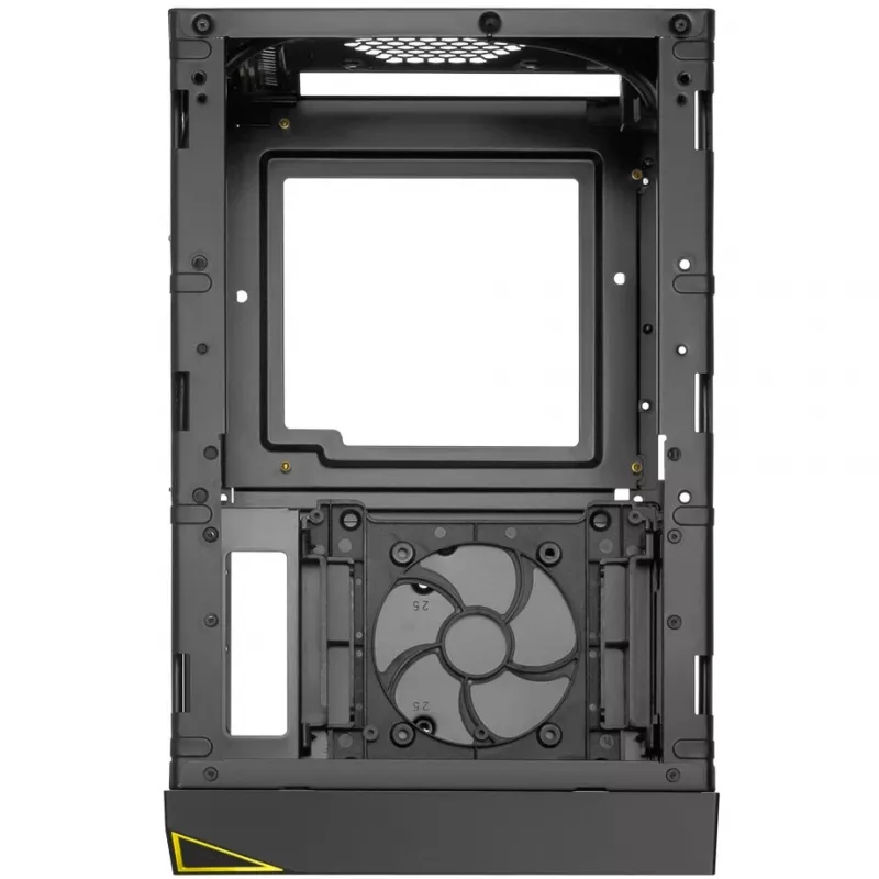 PC korpusas Sharkoon SHARK ZONE C10 Mini-ITX juodas, geltonas