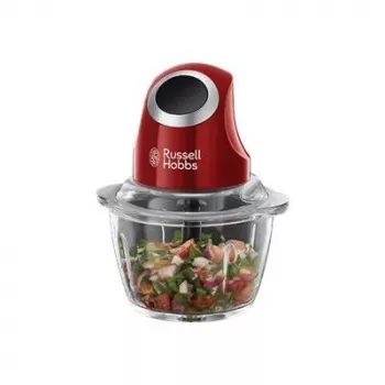 Elektrinis smulkintuvas Russell Hobbs 24660-56 – 1 l stiklinis dubuo, 200 W, raudonas