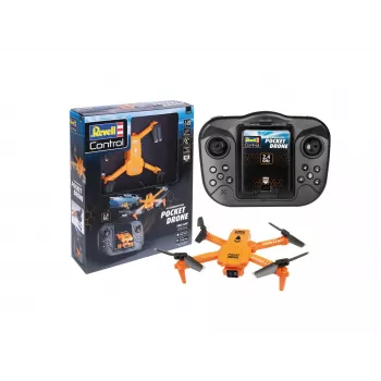 RC kvadrokopteris REVELL Pocket Drone 23810 – 2,4 GHz, 4 kanalų nuotolinis valdymas