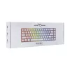 Klaviatūra White Shark RONIN White USB QWERTY 68 klavišų LED