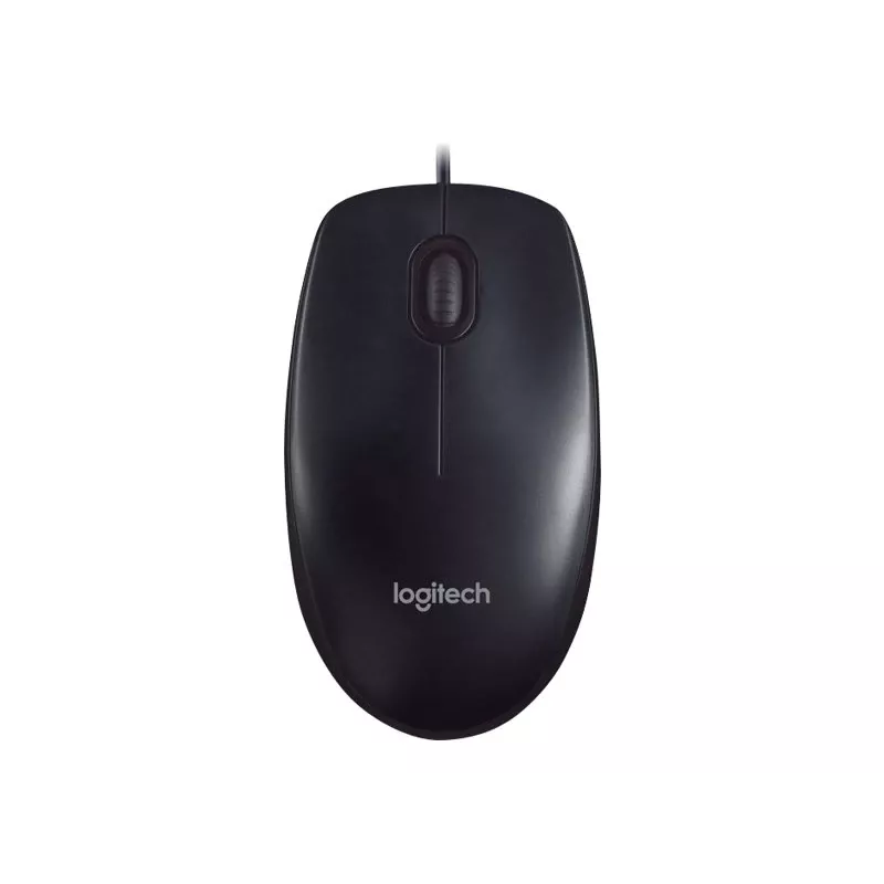 Logitech M90 laidinė optinė biuro pelė – 1000 DPI, ambidekstrinė, USB-A, juoda