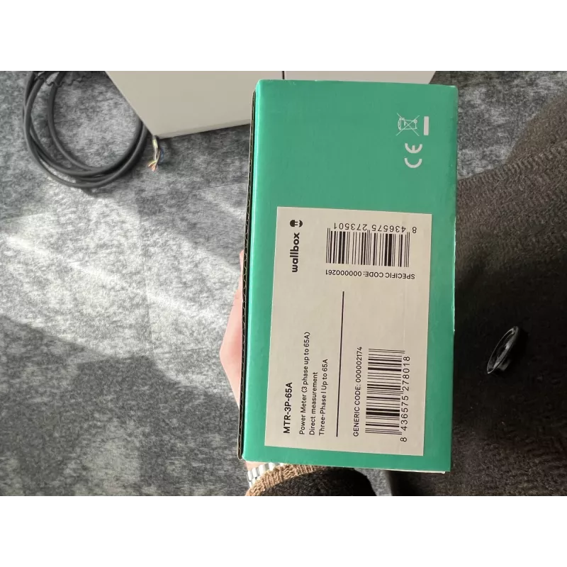 Wallbox energijos skaitiklis (3 fazės iki 65A / Carlo Gavazzi EM340)
