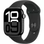 Apple Watch Series 10 aliuminio korpusas GPS + Cellular 46mm deimantinė juoda sportinė juosta juoda M/L