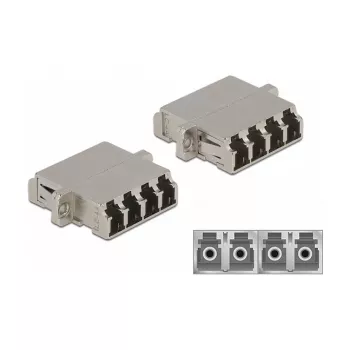 DeLOCK optinis pluošto mova LC Quad motina – LC Quad motina vienmodė