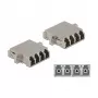 DeLOCK optinis pluošto mova LC Quad motina – LC Quad motina vienmodė