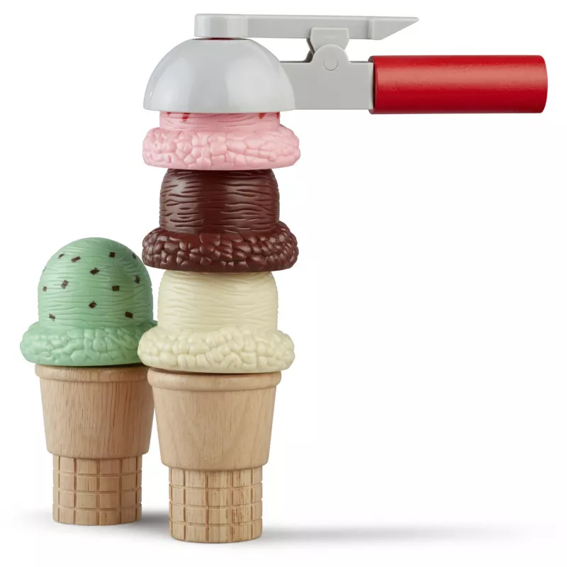 Melissa & Doug Scoop & Stack Ice Cream Set – Vaidmenų žaidimų rinkinys