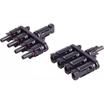 shiverpeaks ®-PV4 T-Adapter rinkinys, 4/1, IP68, 1,5kV, juodas (BS02-21014)