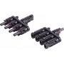 shiverpeaks ®-PV4 T-Adapter rinkinys, 4/1, IP68, 1,5kV, juodas (BS02-21014)