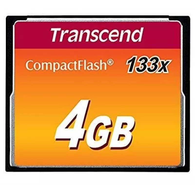 „Transcend“ 4 GB CompactFlash 133x atminties kortelė TS4GCF133