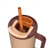 Terminis puodelis su teleskopiniu šiaudeliu Kambukka Rio Tumbler 950ml Almond Dream