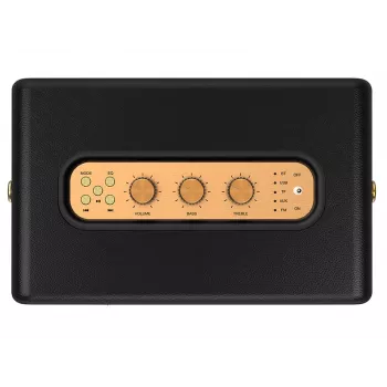 Nešiojamas stereo garsiakalbis Tracer M30 TWS BT juodas, auksinis