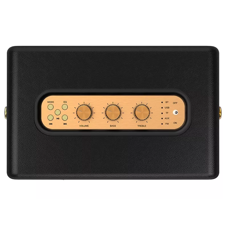 Nešiojamas stereo garsiakalbis Tracer M30 TWS BT juodas, auksinis