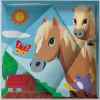 Vaikų liejimo ir dažymo rinkinys Ravensburger 25868 – arklių motyvai, nuo 7 metų