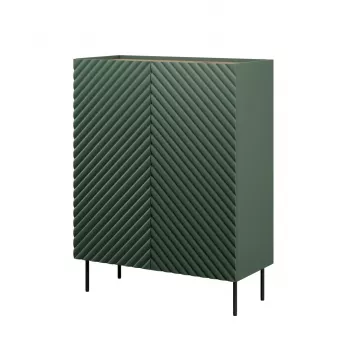 Lentyninė spinta cama meble ONDA ONDA 98×45×127 cm žalia, pastatoma prie sienos