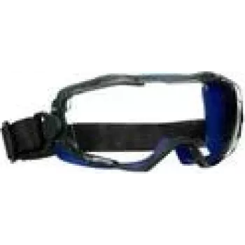 Apsauginiai akiniai 3M GoggleGear 6000 su neoprenu, juodi, mėlyni