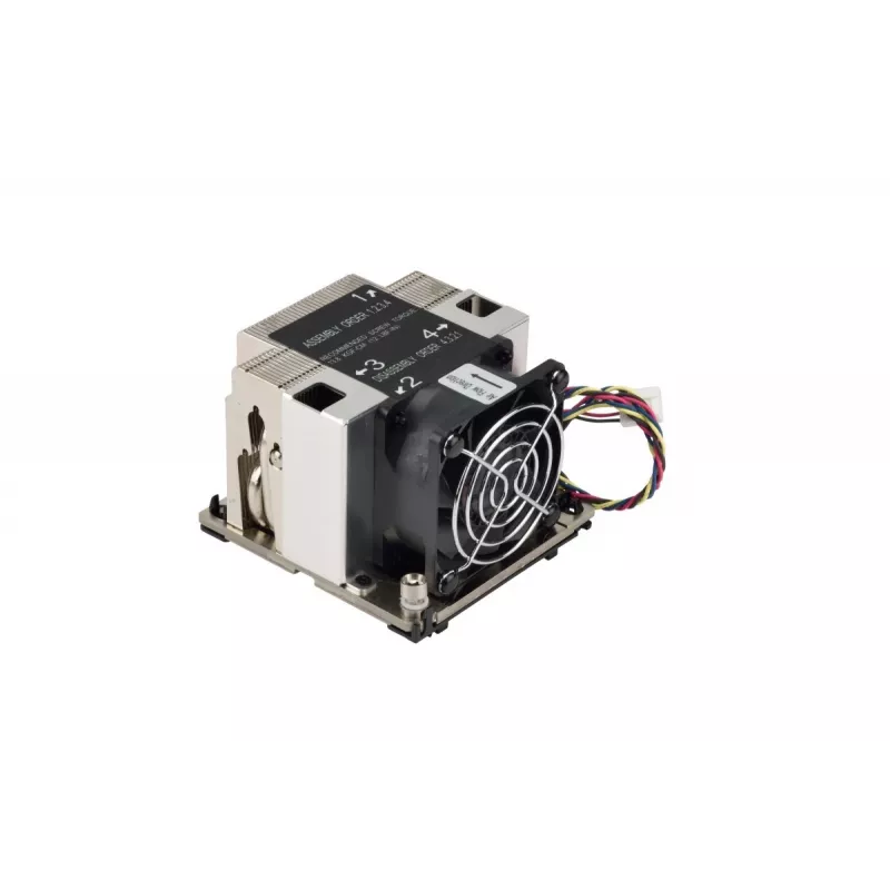 Supermicro SNK-P0068AP4 procesoriaus aušintuvas – 6 cm ventiliatorius, juodos ir nikelio spalvos