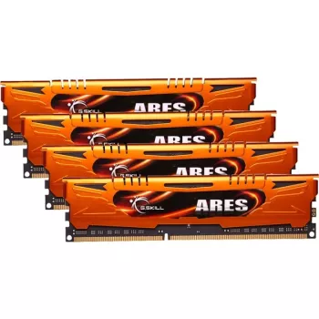 32 GB DDR3-1600 atminties rinkinys (4x 8 GB) Quad-Kit, G.Skill Ares F3-1600C10Q-32GAO, INTEL XMP, Lite Retail