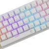 Mechaninė žaidimų klaviatūra White Shark Wakizashi WAKIZASHI-2-US-W-BLUE — JAV išdėstymas, mėlyni jungikliai