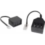 Telefono laidas ShiverPeaks BS71017-2 0,2 m juodas