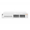 HPE Aruba Networking Aruba Instant On 1430 16G Class4 PoE 124W nevaldomas L2 Gigabit Ethernet jungiklis 1U baltas