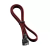 CableMod ModMesh SATA laidas - Serial ATA 150/300/600 - SATA (M) stačiu kampu į SATA (M) - 60 cm - Kraujo raudona (CM-CAB-RSAT-N60KBR-R)