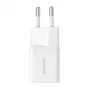 Baseus P10110909213-00 USB-C GaN5 mini 25W tinklo įkroviklis baltas