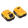 DeWALT DCK2080P2T-QW kombinuotas įrankių rinkinys — 18V Li‑Jon 5Ah (2x), šlifuoklis DCG405, gręžtuvas/suktuvas, M14 šlifavimo diskas, dėklas