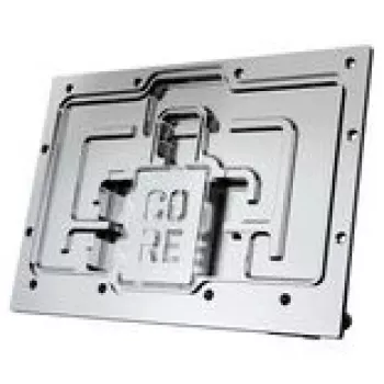Vaizdo plokštė Alphacool Core RX 9070 XT Taichi skaidrus chromas su galine plokšte