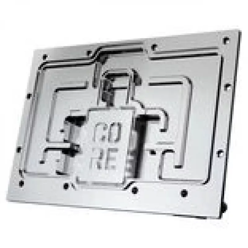 Vaizdo plokštė Alphacool Core RX 9070 XT Taichi skaidrus chromas su galine plokšte