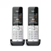 Gigaset COMFORT 500HX duo analoginis/DECT belaidis telefonas su skambučio numerio rodymu, juodas/sidabrinis