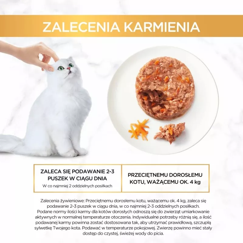 Šlapias kačių ėdalas maišeliuose Purina Gourmet Gold Savoury Cake Mix 48×85 g, suaugusioms katėms