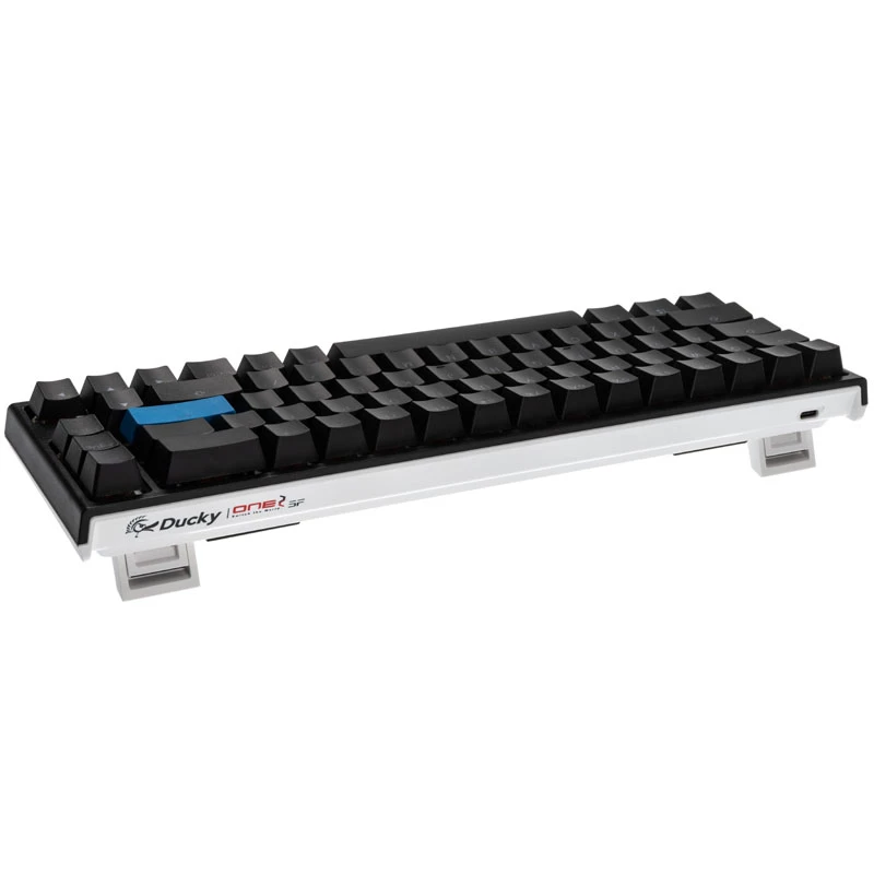 Ducky One 2 SF žaidimų klaviatūra, MX-Blue, RGB LED – juoda (US)